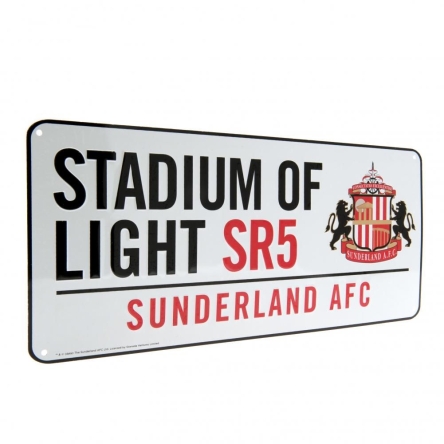 Sunderland AFC - tabliczka