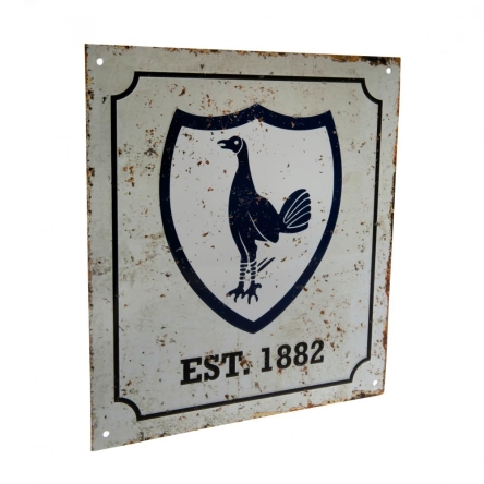 Tottenham Hotspur - znak metalowy retro