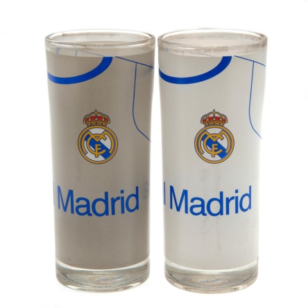 Real Madryt - wysokie szklanki