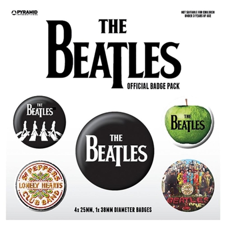 The Beatles - zestaw przypinek