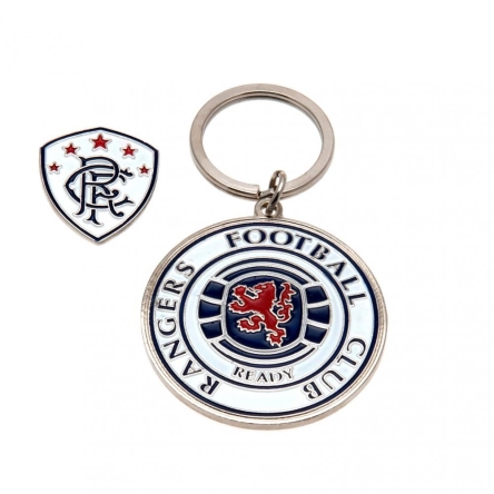 Glasgow Rangers - odznaka + brelok