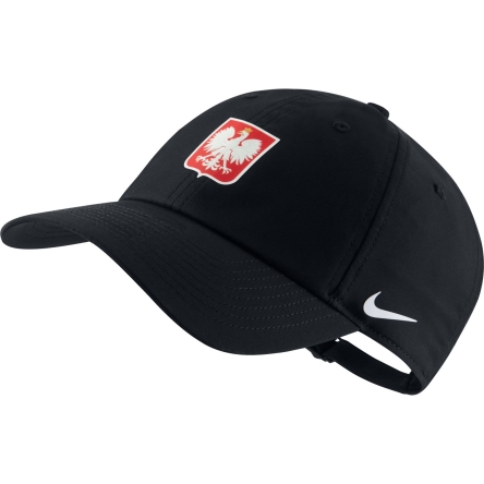 Polska - czapka z daszkiem Nike czarna 2020-2021