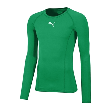 Koszulka juniorska z długim rękawem Puma JR LIGA Baselayer Tee LS rozmiar XL (164 cm) zielona