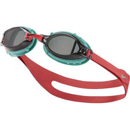 Okulary pływackie juniorskie Nike Os Chrome (8-14 lat) niebieskie/czerwone
