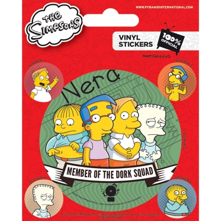 Simpsonowie - naklejki Dork Squad