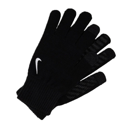 Rękawiczki zimowe juniorskie Nike JR Knitted Tech And Grip Gloves rozmiar S/M czarne