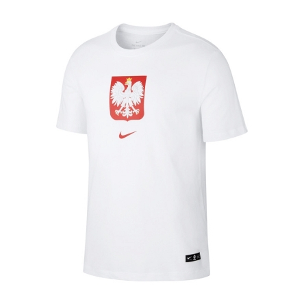 Koszulka Nike Polska Crest t-shirt rozmiar M biała