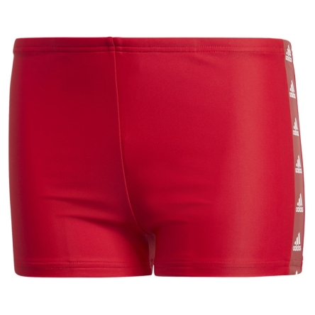 Kąpielówki juniorskie adidas YB Tape Boxer rozmiar 140 cm czerwone
