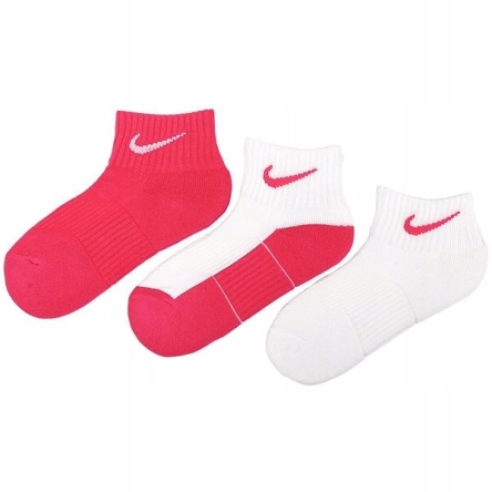 Skarpety Nike 3pk Swoosh Sock Ch82 Pink Force Chd rozmiar 28,5-30