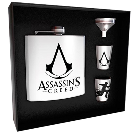 Assassins Creed - piersiówka w zestawie