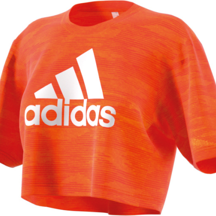 Adidas - Koszulka Boxy Crop Tee Aeroknit S