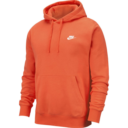 Bluza męska Nike Club Hoodie Po Bb rozmiar 2XL pomarańczowa 