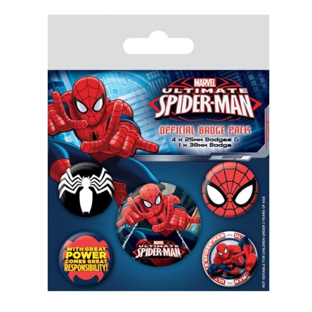 Spider-Man - zestaw przypinek