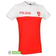 Polska - juniorska koszulka kibica reprezentacji Polski Euro 2020 czerwona