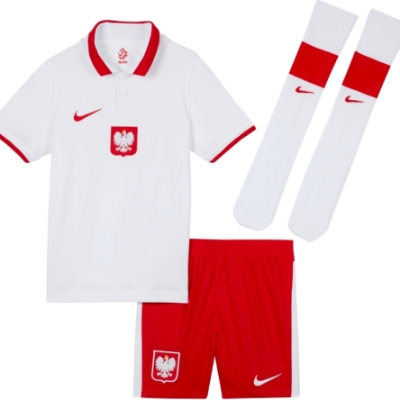 Polska - dziecięcy strój kibica reprezentacji Polski 2020-2021 (NIKE)