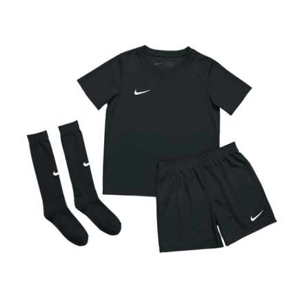 Komplet piłkarski juniorski Nike JR Dry Park 20 rozmiar S ( 104 - 110 cm ) czarny