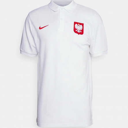 Polska - koszulka polo Nike MŚ 2022 biała