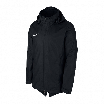 Kurtka przeciwdeszczowa juniorska Nike JR Academy 18 Rain rozmiar L (147-158 cm) czarna
