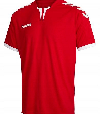 Koszulka Hummel Core SS Poly Jersey czerwona