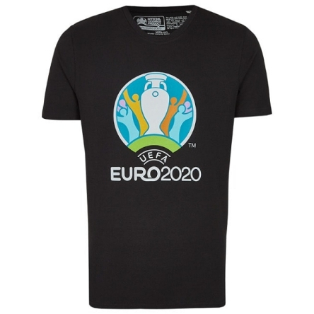 T-shirt Euro 2020 czarny