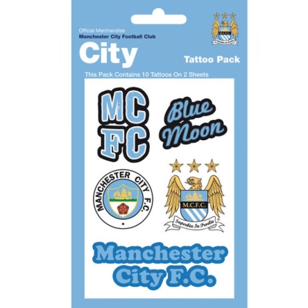 Manchester City - zestaw tatuaży