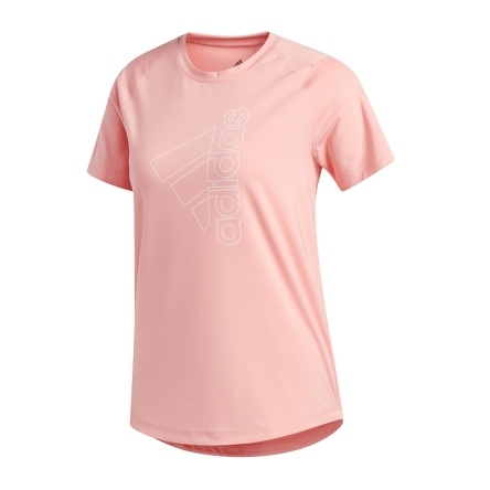 Koszulka damska adidas WMNS Badge Of Sport t-shirt rozmiar L różowy
