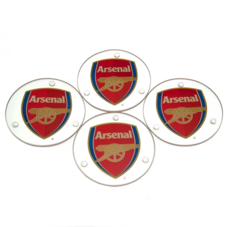 Arsenal Londyn - szklane podkładki