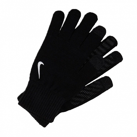 Rękawiczi zimowe juniorskie Nike JR Knitted Tech And Grip Gloves rozmiar L/XL czarne