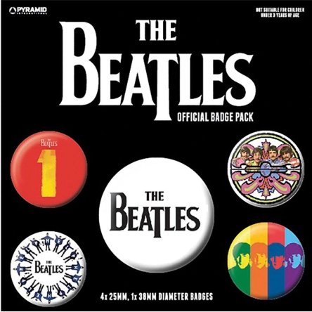 The Beatles - zestaw przypinek 