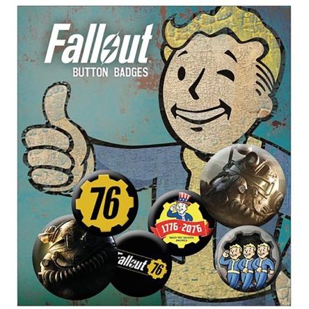 Fallout - zestaw przypinek