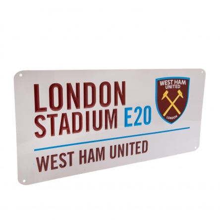 West Ham United - tabliczka