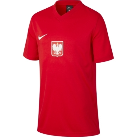 Polska - juniorska koszulka kibica Polski 2020-2021 czerwona replika (NIKE)