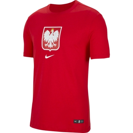 Polska - juniorska koszulka kibica reprezentacji Polski 2020-2021 (NIKE) czerwona