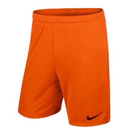 Spodenki Juniorskie Nike JR Park II Knit shorty rozmiar M (140 cm) pomarańczowe