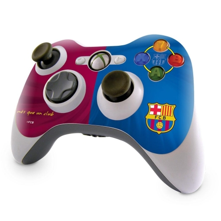 FC Barcelona - skórka na kontroler Xbox 360